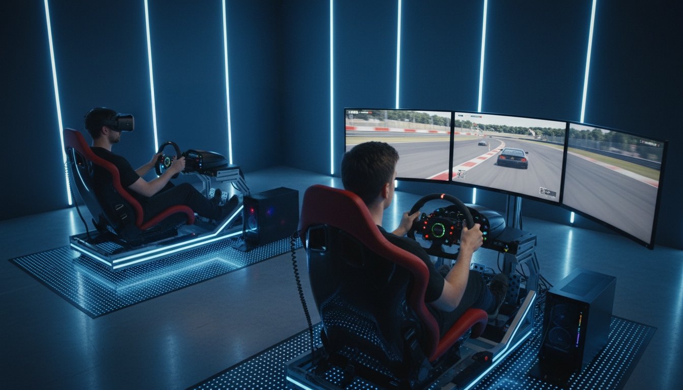 VR vs. Triple Screens: How 2026 Technology Is Transforming Racing and Flight Simulation at SIMPRO